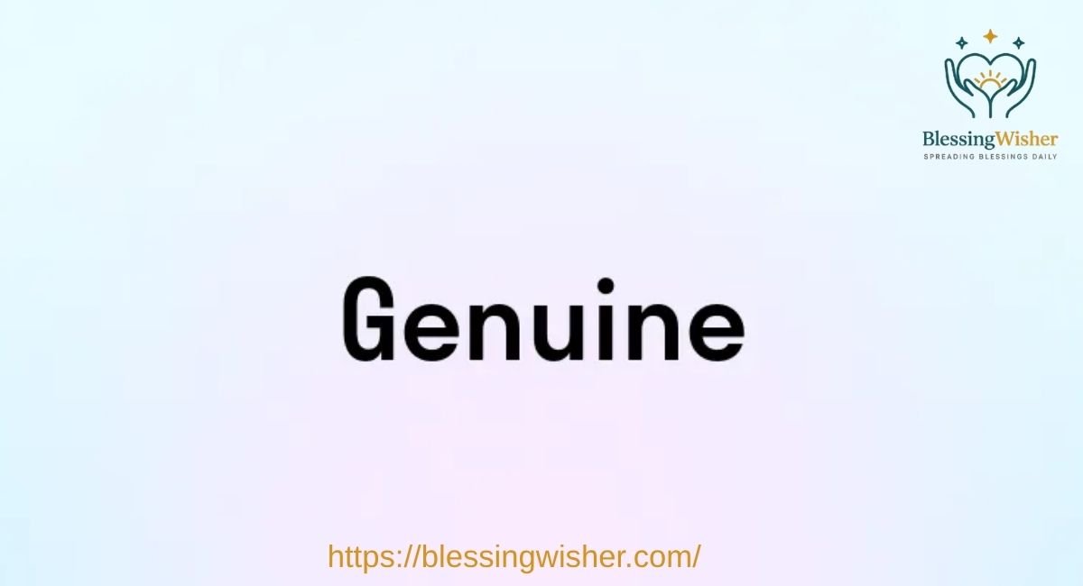 Genuine